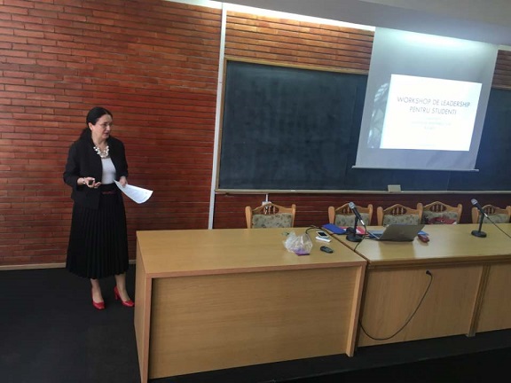 „Workshop de leadership” prezentat de d-na Luminita Petruta Feyer